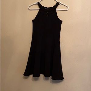 Black, flowy dress from the children’s place